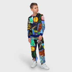 Детский костюм 3D Terraria все персонажи паттерн-коллаж пиксели - фото 2