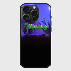 Чехол силиконовый для Apple iPhone 15 Pro матовый Terraria