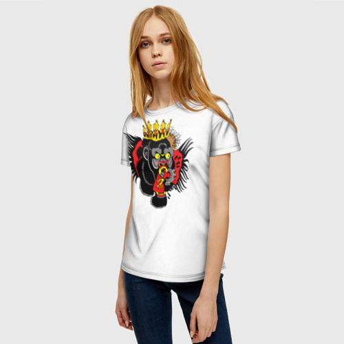 Женская футболка 3D с принтом Конор МакГрегор, фото на моделе #1