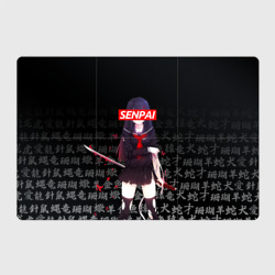 Магнитный плакат 3Х2 Senpai anime сенпай героиня с катаной katana