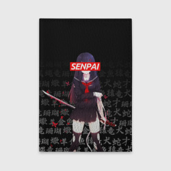 Обложка для автодокументов Senpai anime сенпай героиня с катаной katana