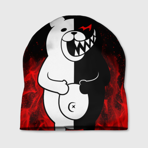 Шапка 3D MONOKUMA В ПЛАМЕНИ / МОНОКУМА