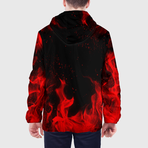Мужская куртка 3D MONOKUMA В ПЛАМЕНИ / МОНОКУМА, цвет 3D печать - фото 5