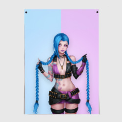 Постер League of Legends Jinx