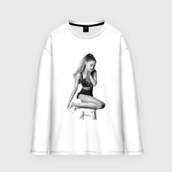 Мужской лонгслив oversize хлопок Ariana Grande