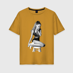 Женская футболка хлопок Oversize Ariana Grande