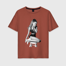 Женская футболка хлопок Oversize Ariana Grande