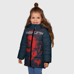 Зимняя куртка для девочек 3D Тяжелая атлетика - фото 2