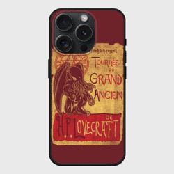 Чехол силиконовый для Apple iPhone 15 Pro матовый Cthulhu