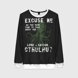 Женский свитшот 3D Cthulhu