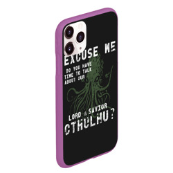 Чехол для iPhone 11 Pro Max матовый Cthulhu - фото 2