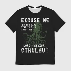 Мужская футболка 3D Cthulhu