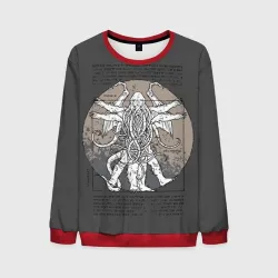 Мужской свитшот 3D Cthulhu