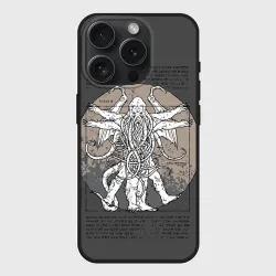 Чехол силиконовый для Apple iPhone 15 Pro матовый Cthulhu