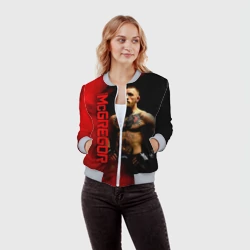 Женский бомбер 3D Конор МакГрегор - фото 2