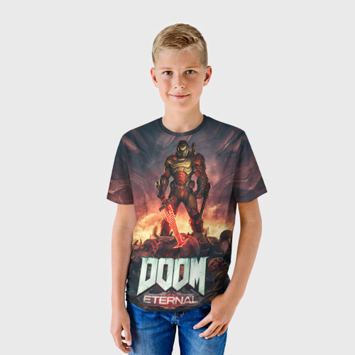 Детская футболка 3D Doom eternal - фото 3