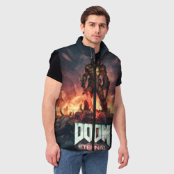 Мужской жилет утепленный 3D Doom eternal - фото 2