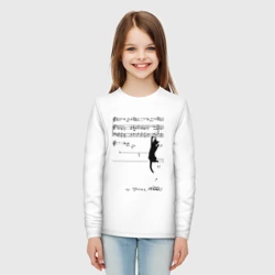 Детский лонгслив хлопок Music cat - фото 2