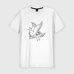 LIL Peep – Мужская футболка хлопок Slim с принтом купить
