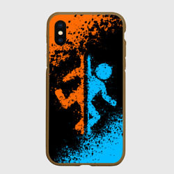 Чехол для iPhone XS Max матовый Portal портал