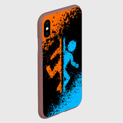 Чехол для iPhone XS Max матовый Portal портал - фото 2