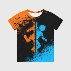 Детская футболка 3D Portal портал