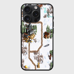 Чехол силиконовый для Apple iPhone 15 Pro матовый Heroes of Might and Magic