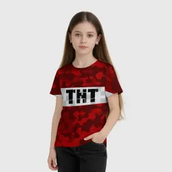 Детская футболка 3D Minecraft TNT Майнкрафт ТНТ - фото 2