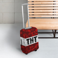 Чехол для чемодана 3D Minecraft TNT Майнкрафт ТНТ - фото 2