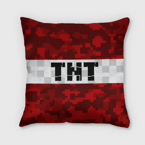 Подушка 3D Minecraft TNT Майнкрафт ТНТ