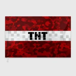 Флаг 3D Minecraft TNT Майнкрафт ТНТ