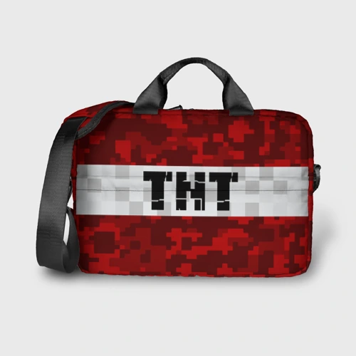 Сумка для ноутбука 3D Minecraft TNT Майнкрафт ТНТ