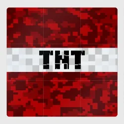 Магнитный плакат 3Х3 Minecraft TNT Майнкрафт ТНТ