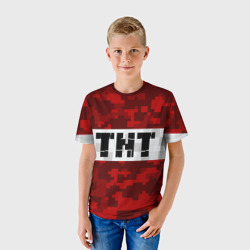 Детская футболка 3D Minecraft TNT Майнкрафт ТНТ - фото 2