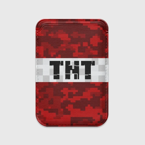 Картхолдер Magsafe магнитный Minecraft TNT Майнкрафт ТНТ