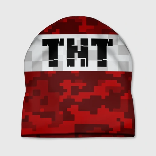 Шапка 3D Minecraft TNT Майнкрафт ТНТ