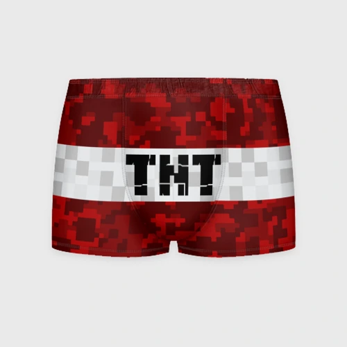 Мужские трусы 3D Minecraft TNT Майнкрафт ТНТ