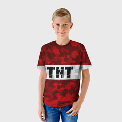Детская футболка 3D Minecraft TNT Майнкрафт ТНТ - фото 2