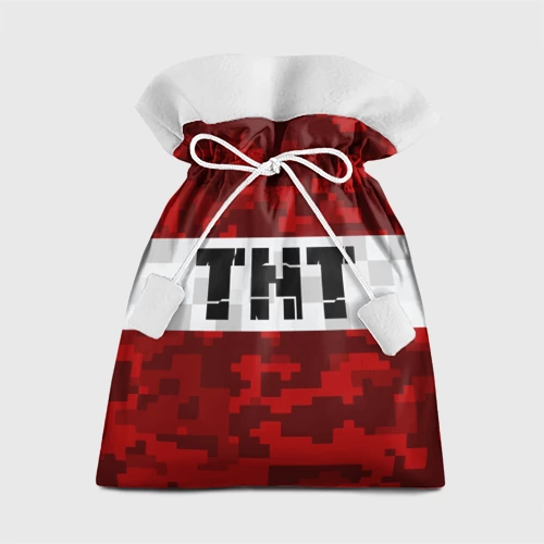 Подарочный 3D мешок Minecraft TNT Майнкрафт ТНТ
