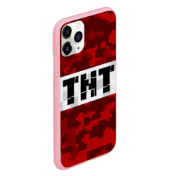 Чехол для iPhone 11 Pro матовый Minecraft TNT Майнкрафт ТНТ - фото 2