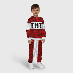 Детский костюм с толстовкой 3D Minecraft TNT Майнкрафт ТНТ - фото 2