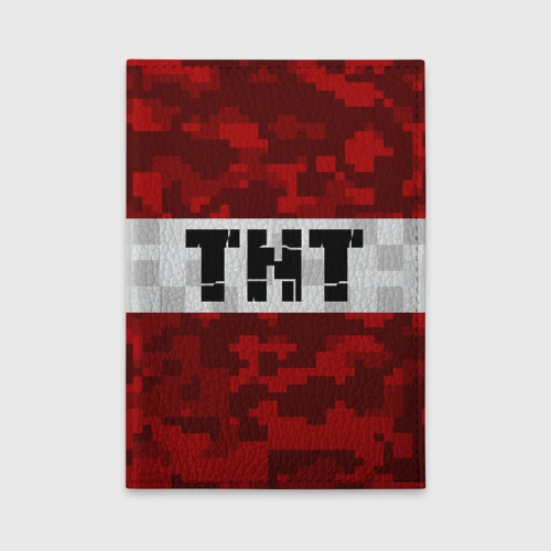 Обложка для автодокументов Minecraft TNT Майнкрафт ТНТ