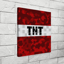 Холст квадратный Minecraft TNT Майнкрафт ТНТ - фото 2