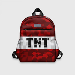 Детский рюкзак 3D Minecraft TNT Майнкрафт ТНТ