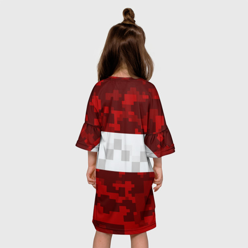 Детское платье 3D Minecraft TNT Майнкрафт ТНТ, цвет 3D печать - фото 5
