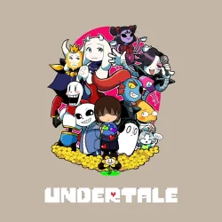 Мужской свитшот хлопок Undertale - фото 2