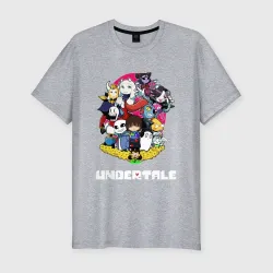 Мужская футболка хлопок Slim Undertale