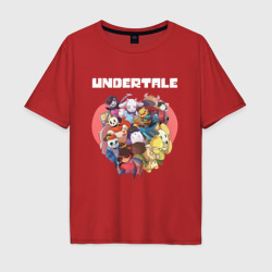 Мужская футболка хлопок Oversize Undertale