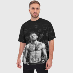 Мужская футболка oversize 3D Conor McGregor - фото 2