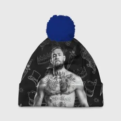 Шапка 3D c помпоном Conor McGregor